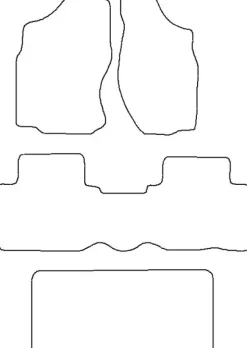 Textilmattor H-line Nissan Terrano II