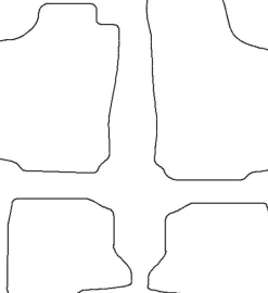 Textilmattor H-line Opel Combo Tour