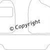 Textilmattor H-line Opel Frontera