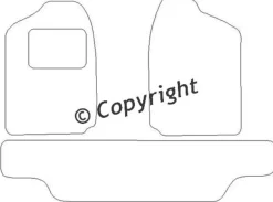 Textilmattor H-line Opel Frontera