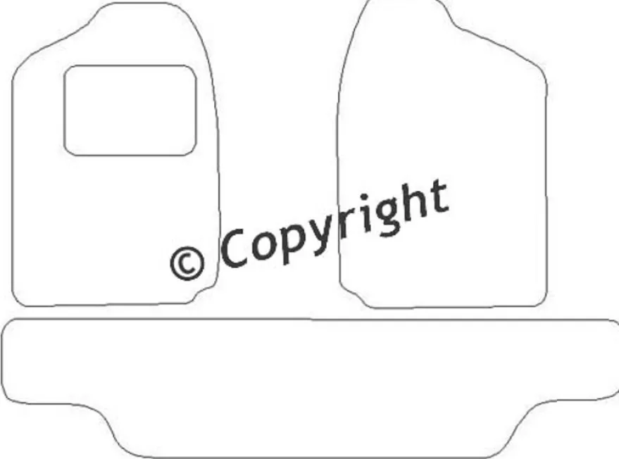 Textilmattor H-line Opel Frontera