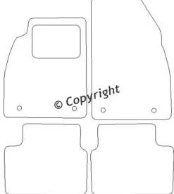 Textilmattor H-line Opel Insignia