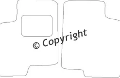 Textilmattor H-line Opel Sintra