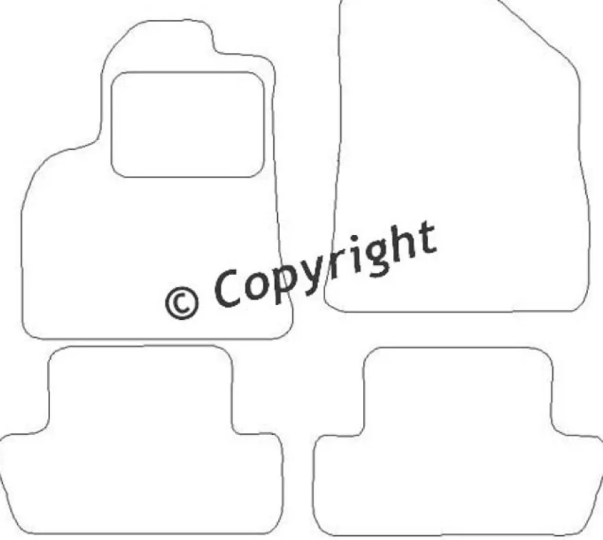 Textilmattor H-line Peugeot 3008