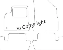 Textilmattor H-line Peugeot 5008