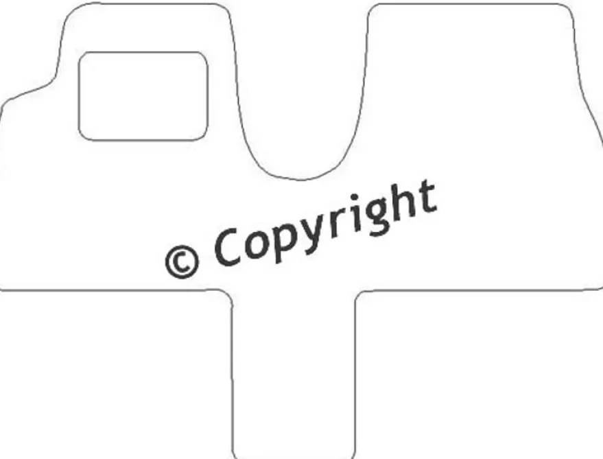 Textilmattor H-line Peugeot 807 7-Sits