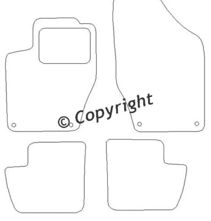 Textilmattor H-line Peugeot 308 / 308 SW