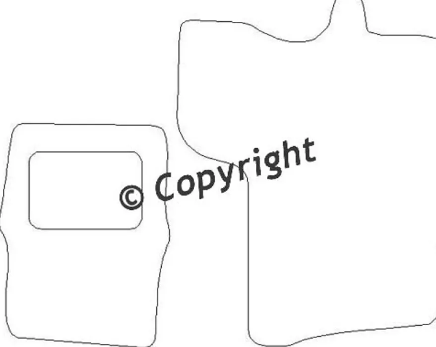Textilmattor H-line Renault Master