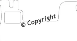 Textilmattor H-line Renault Master