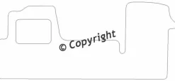 Textilmattor H-line Renault Master IV