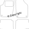 Textilmattor H-line Seat Ibiza IV / Cordoba III
