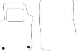 Textilmattor H-line Toyota Landcruiser 70 3-dörrars