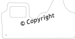 Textilmattor H-line Toyota Pro-Ace I