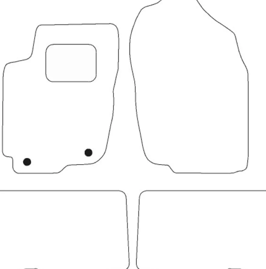 Textilmattor H-line Toyota RAV4 Hybrid