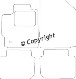 Textilmattor H-line Toyota Urban Cruiser 4wd