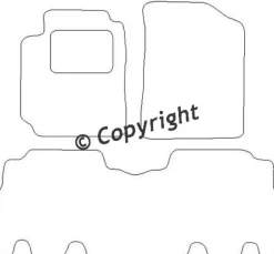 Textilmattor H-line Toyota Yaris Verso