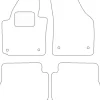 Textilmattor H-line VW Caddy Combi 5-sits