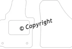 Textilmattor H-line VW Caddy III