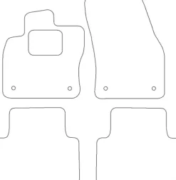 Textilmattor H-line VW Tiguan II