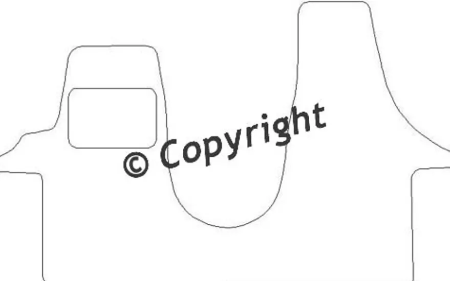 Textilmattor H-line VW Transporter T5, T6