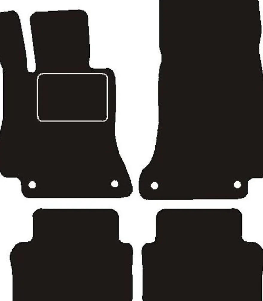 Textilmattor Mercedes CLS 2019->