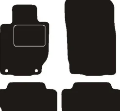 Textilmattor Mitsubishi L200 Club Cab 2019->