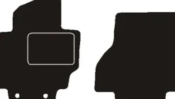 Textilmattor Nissan E-NV200 2020-><noscript><img width=