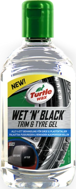 Turtle Wax Wet 'n' Black Trim & Tyre Gel 300 ml