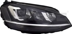 Xenon-strålkastare vänster – VW Golf VII, TYC med svängljus