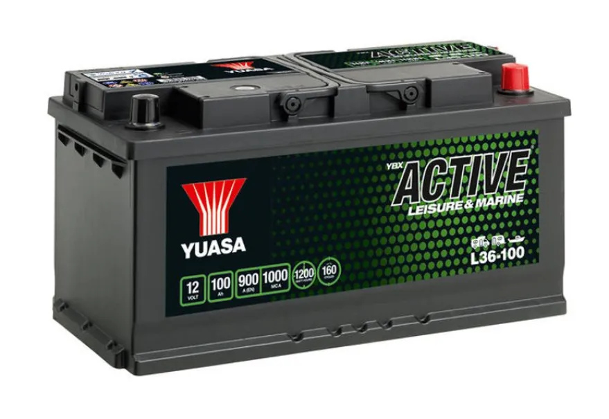 Yuasa Fritidsbatteri L36-100 12V, 100Ah, 900A, 1200Wh