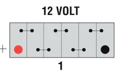 Yuasa Marin Startbatteri M27-90S 12V, 90Ah, 720A